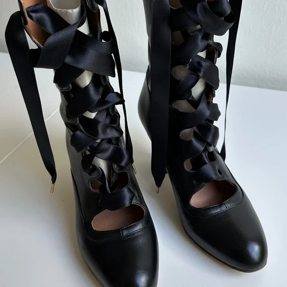 American Duchess Original Tango Boots 8 1/2 Great Condition - Picture 2 of 10